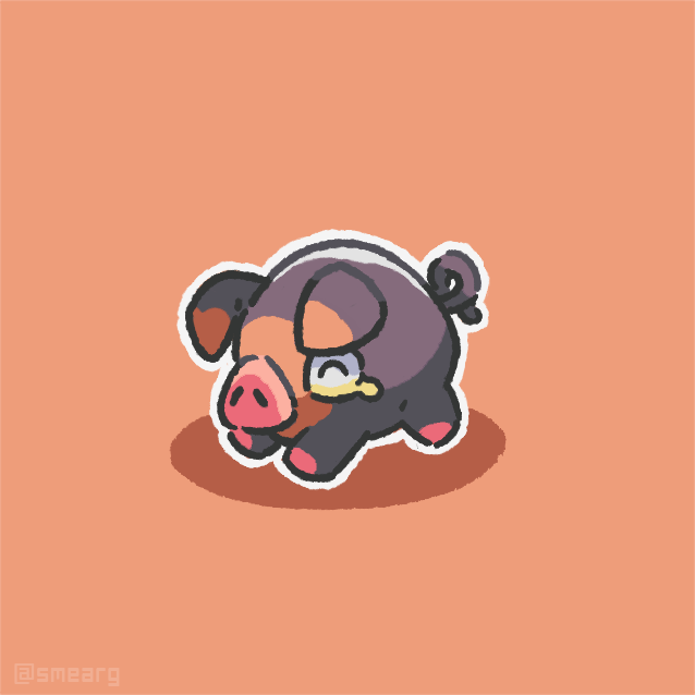 smearg's tweet photo. lil lechonk for the mornin 🐷🍛🍖 https://t.co/luy9ATrQxx