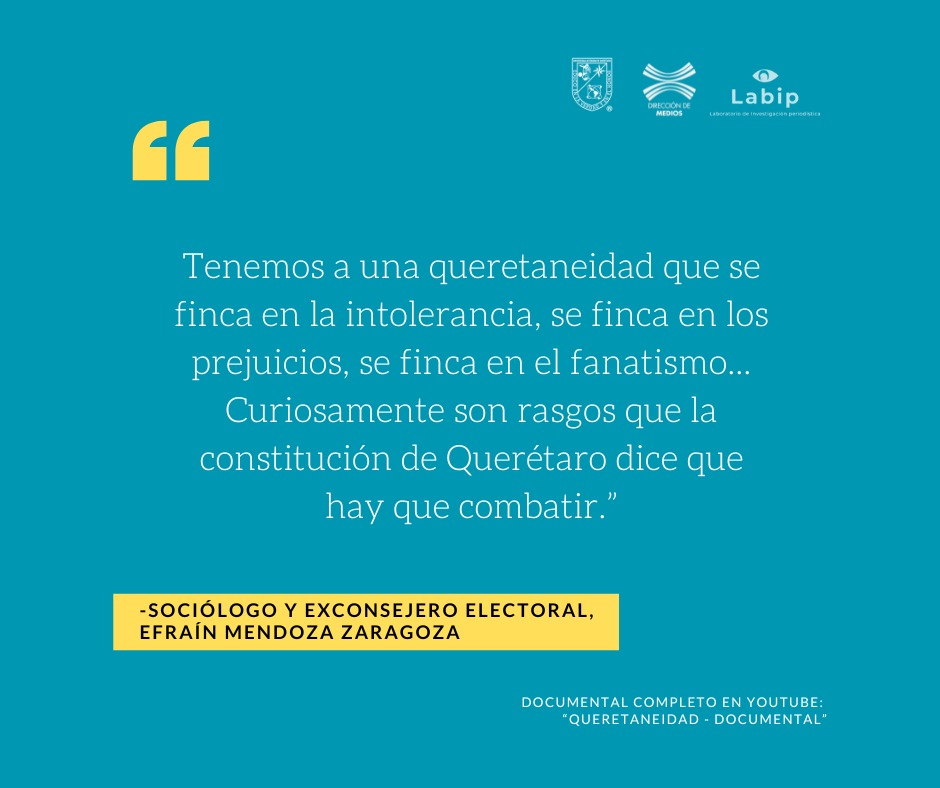 LABIPlab's tweet photo. 🗣️Extractos Labip: Queretaneidad

Documental completo: 
https://t.co/RIfych98fe

#queretaneidad #documental #periodismo #investigacion #labip #Querétaro https://t.co/CIcbyNH27O