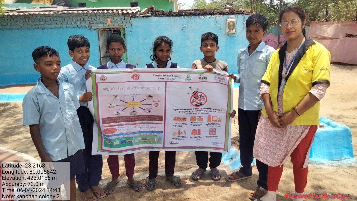 santoshi28734's tweet photo. On the occassion of malaria month community awerness activity conducted in basti kanchan colony 2 @sksomya @Avdheshsingh_ @BharatK89148743 @jabalpurdm https://t.co/JiS5VtjEdo
