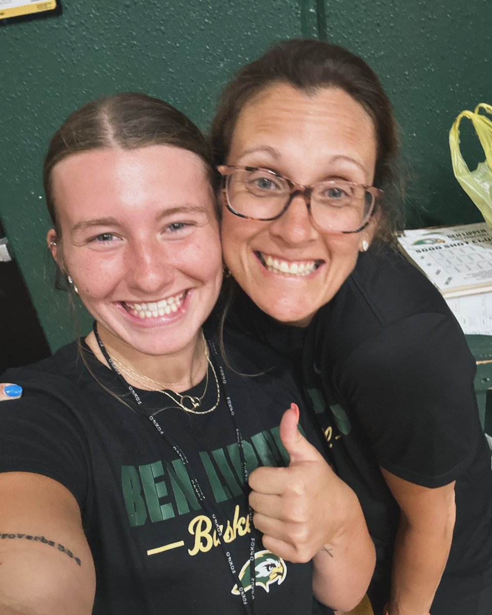 Excited for the start of a new journey as <a href="/BenLippenWBB/">Ben Lippen Girls Basketball</a> head coach!  Big summer plans for us!  <a href="/CoachBHarris/">Coach Bailey Harris</a> 
So glad to have Jenna with me as my assistant coach!