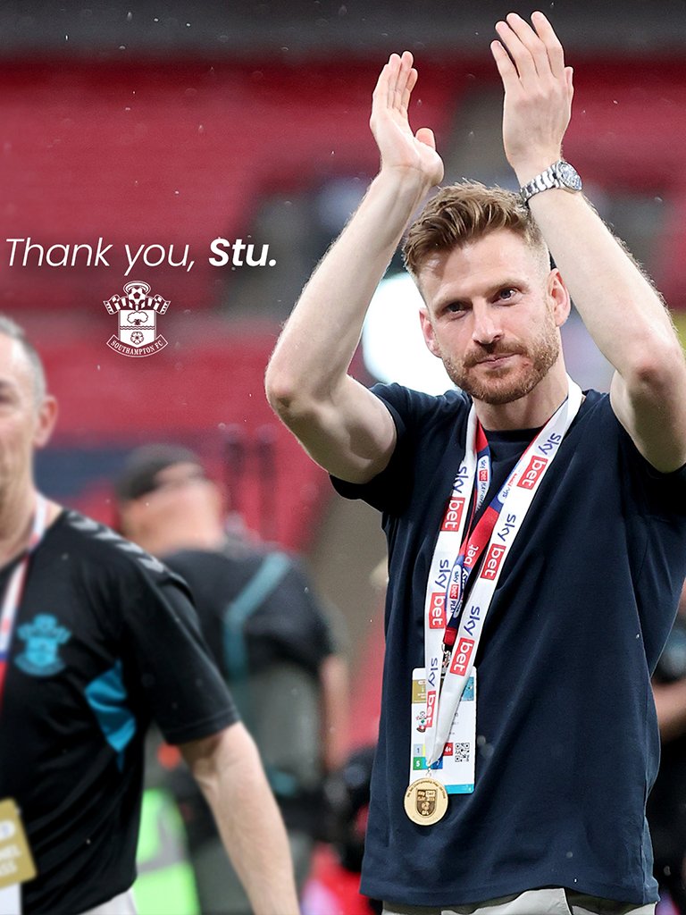 SouthamptonFC's tweet photo. Thank you for everything, Stu ❤️ https://t.co/Cl3nckkPTa