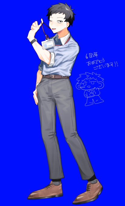 「blue background open mouth」 illustration images(Latest)