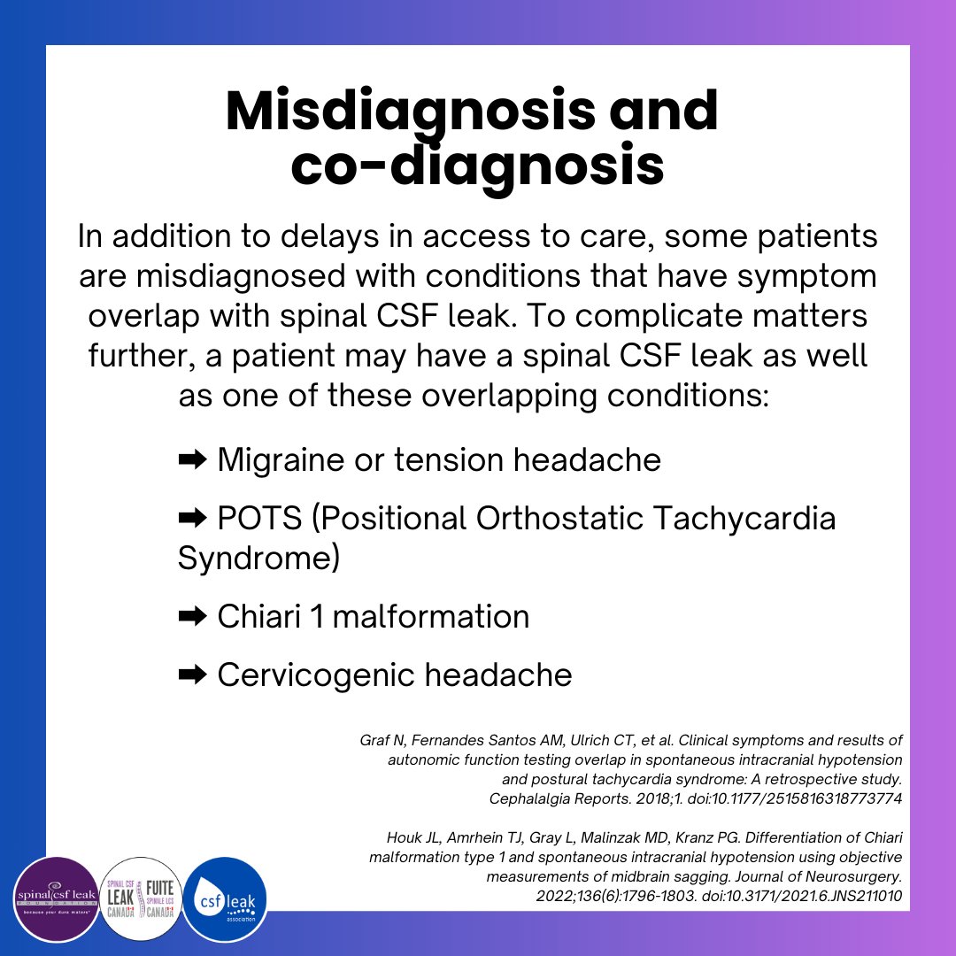 csfleakuk's tweet photo. #leakweek2024 Diagnosis details continued!
#leakweek #spinalcsfleakweek #spinalcsfleakawarenessweek https://t.co/Y1pp3Oylm9