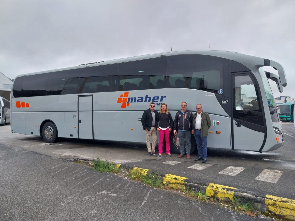 Siempre es una alegría ver uno de nuestros autobuses ponerse en marcha por primera vez. En este caso, queremos agradecer la confianza que han depositado en #Sunsundegui nuestros amigos de #MaherCanet que han sumado a su flota un nuevo #sc7ng #calidad #autobuses #buses