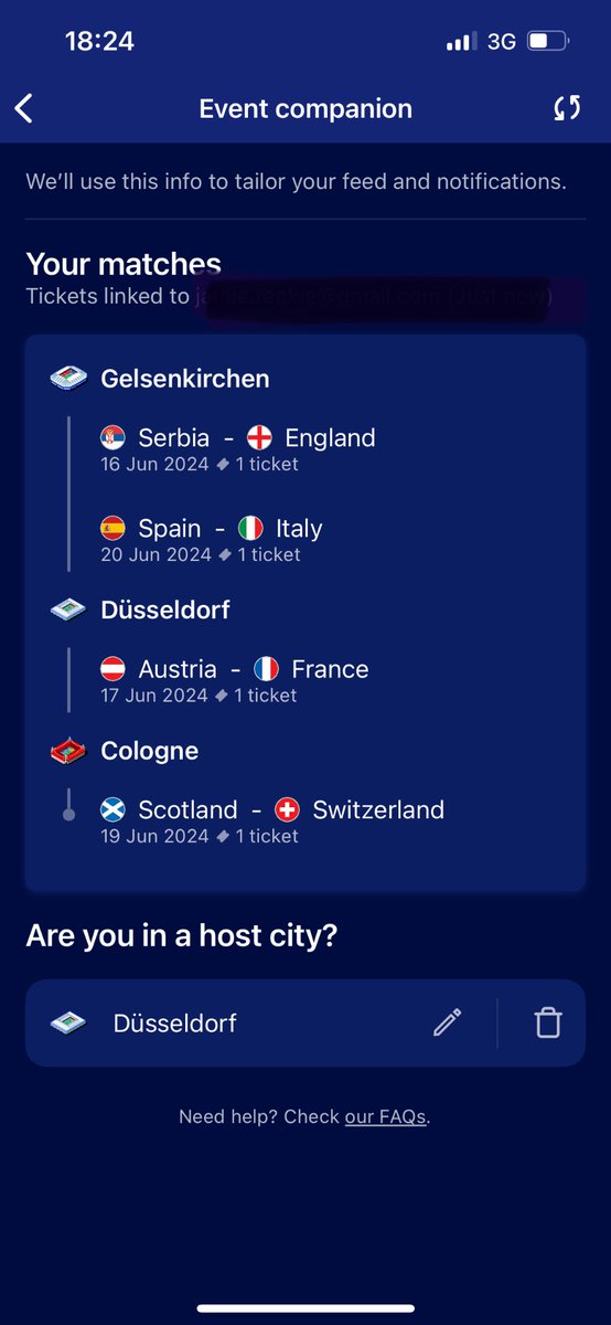 ReekieJ's tweet photo. Opening game in a Düsseldorf fan park and then these. 
No, you’re overly excited and need to calm down to get through the next week and a half! 
 🏴󠁧󠁢󠁳󠁣󠁴󠁿 #euro2024 https://t.co/Hdr6klQR9k