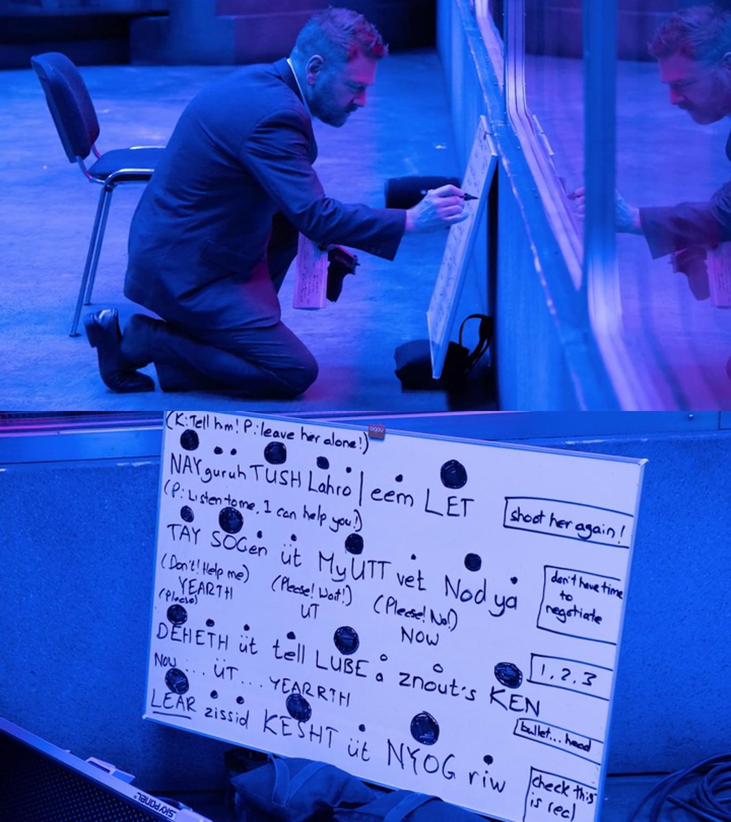 NolanAnalyst's tweet image. In Tenet, Kenneth Branagh spoke his lines in reverse, rather than having Christopher Nolan reverse his lines in editing.