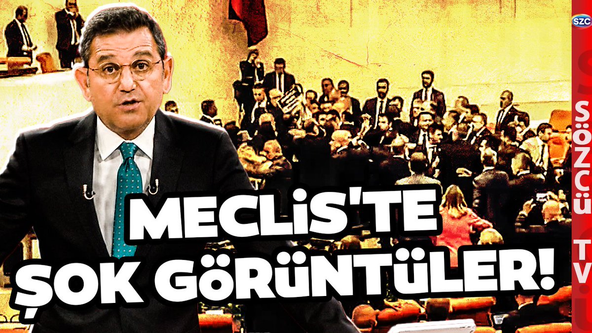 Meclis'te Yumruk Yumruğa Kayyum Kavgası! AKP'liler DEM'li Vekillerin Üzerine Yürüdü @fatihportakal youtu.be/aPjimFyeGwA