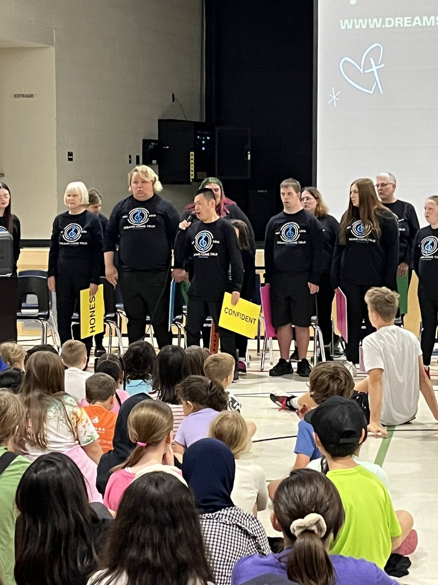 DCTMusicStudio's tweet photo. Dreams Come True Music Studio shared our message today at @TVDSB @WestOaksFI. Thank you Melina for the invitation to educate others about the power of inclusion and music. Your school community was so inviting! Love our DCT Family! #inclusion #abilitiesfirst #singyoursong https://t.co/RGY7Q0DBhY