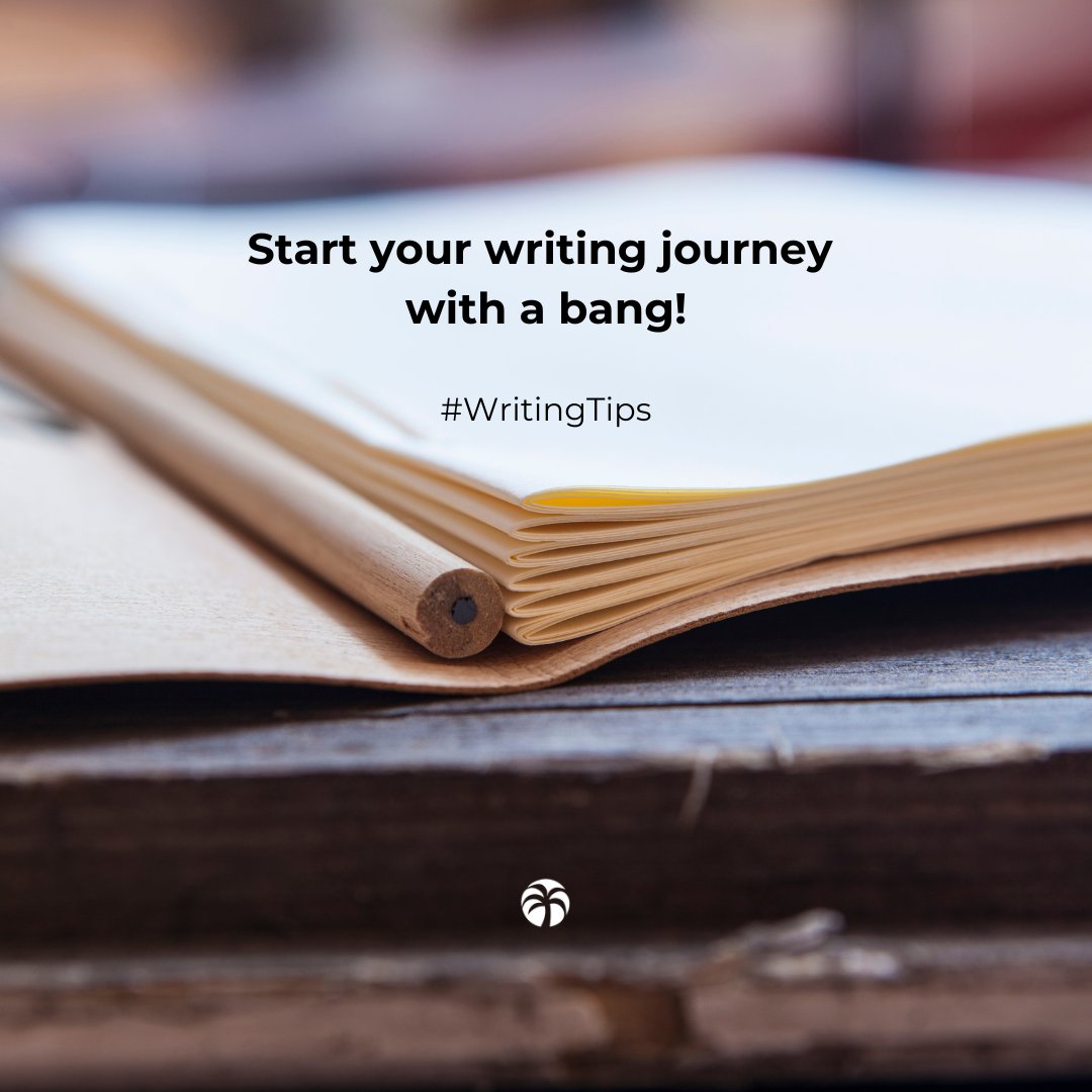 OasisIntLtd's tweet photo. Start your writing journey with a bang! Grab your readers' attention right from the beginning with a compelling hook or introduction.

 #WritingSkills #EngageYourAudience #oasisbooksandbibles #oasisintltd https://t.co/eYI1q9Oxv2