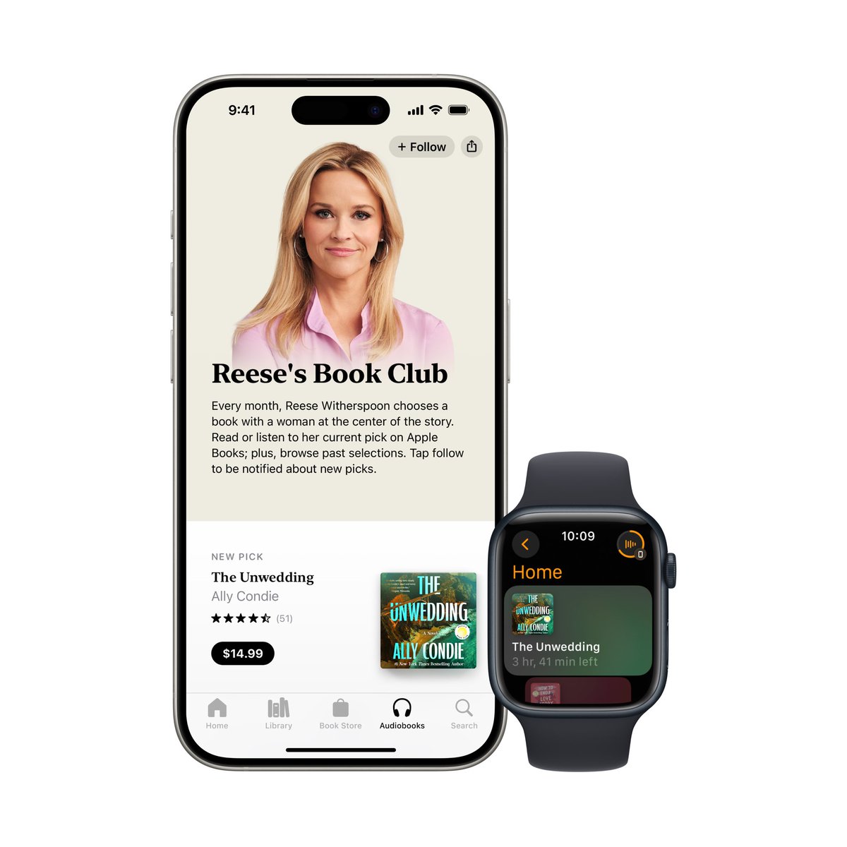 Some authors say getting picked for Reese’s Book Club is like winning a literary award. That’s how influential Reese Witherspoon's community is! We’re thrilled to join as the official audiobook home for Reese’s Book Club! Check out all her amazing picks now on Apple Books. 📚☀️