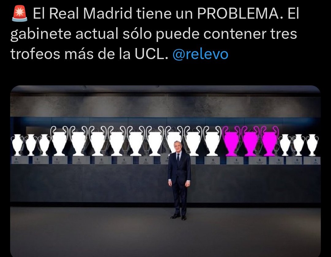 DanikRM_'s tweet photo. Los problemas del Barça: No tienen dinero, están arruinados, no ganan títulos ni pagando 

Los problemas del Real Madrid: https://t.co/1mR7zFLE88