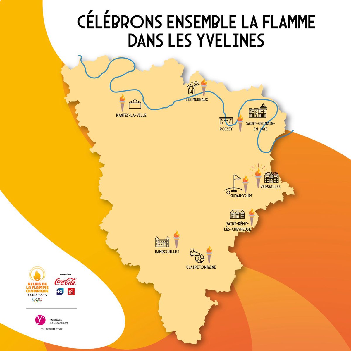 pierre_bedier's tweet photo. Les Yvelines sont prêtes à accueillir la Flamme Olympique le 23 juillet et la Flamme Paralympique le 27 août !🔥 Présence à l'Hôtel du Département des porteurs de flamme sélectionnés par @Les_Yvelines et des athlètes de notre dispositif ChampYons 2024. #JOP2024 #Paris2024 https://t.co/0qTRHa9jyf