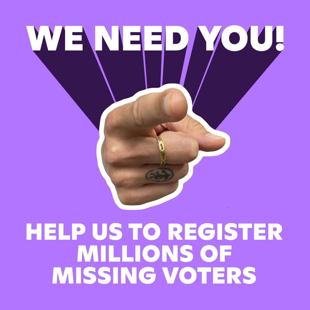 Can you help get people registered to vote before the general election?

Come to one of our Voter Volunteer training sessions - online or in person. No experience required, just enthusiasm and a little time!

Sign up here ➡️ bit.ly/justregistervo…