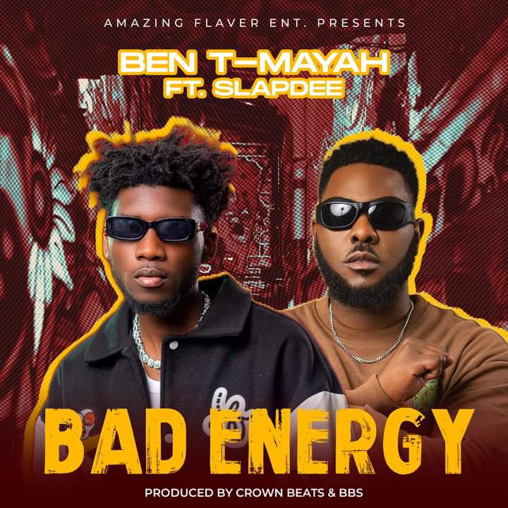 Ben T- Mayah has unlocks his new single titled “Bad Energy” featuring Zambian Rapper artist, SlapDee.

In particular, “Bad Energy” had production credit from Crown Beats record producer, &amp; BBS.

Download Listen Share link below
zamup.co/ben-t-mayah-ft…