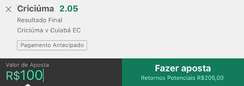 DaLuzTips_'s tweet image. 🏆 Brasileiro Série A
🗓 09/06 16h
💰 1u
⚔️ ML Cricíuma