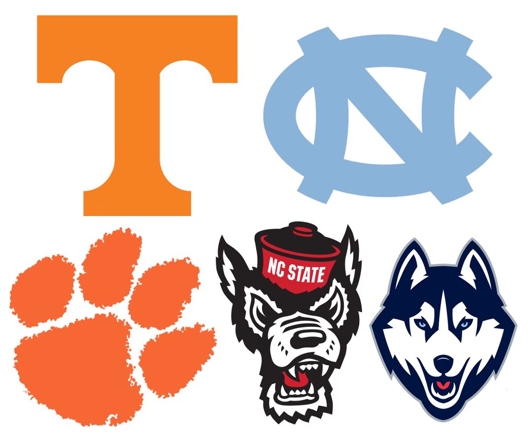Schools that made the Sweet 16 and a Super Regional 🏀⚾️