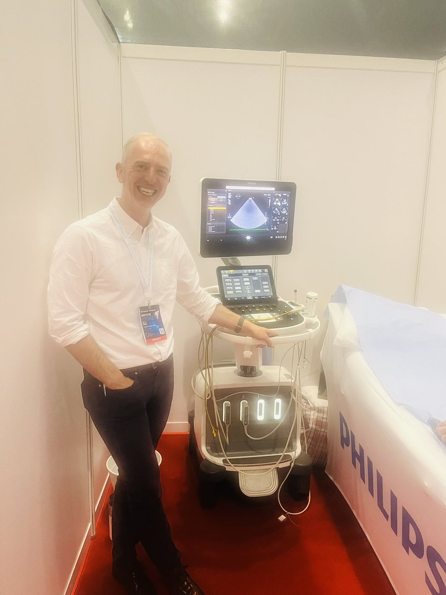 Our expert cardiac physiologist at @LHCHFT has spent this morning providing echocardiogram training at our national cardiology conference, empowering the next generation of cardiologist trainees with his knowledge and experience. Great stuff Paddy! @EchoDept #bcs2024