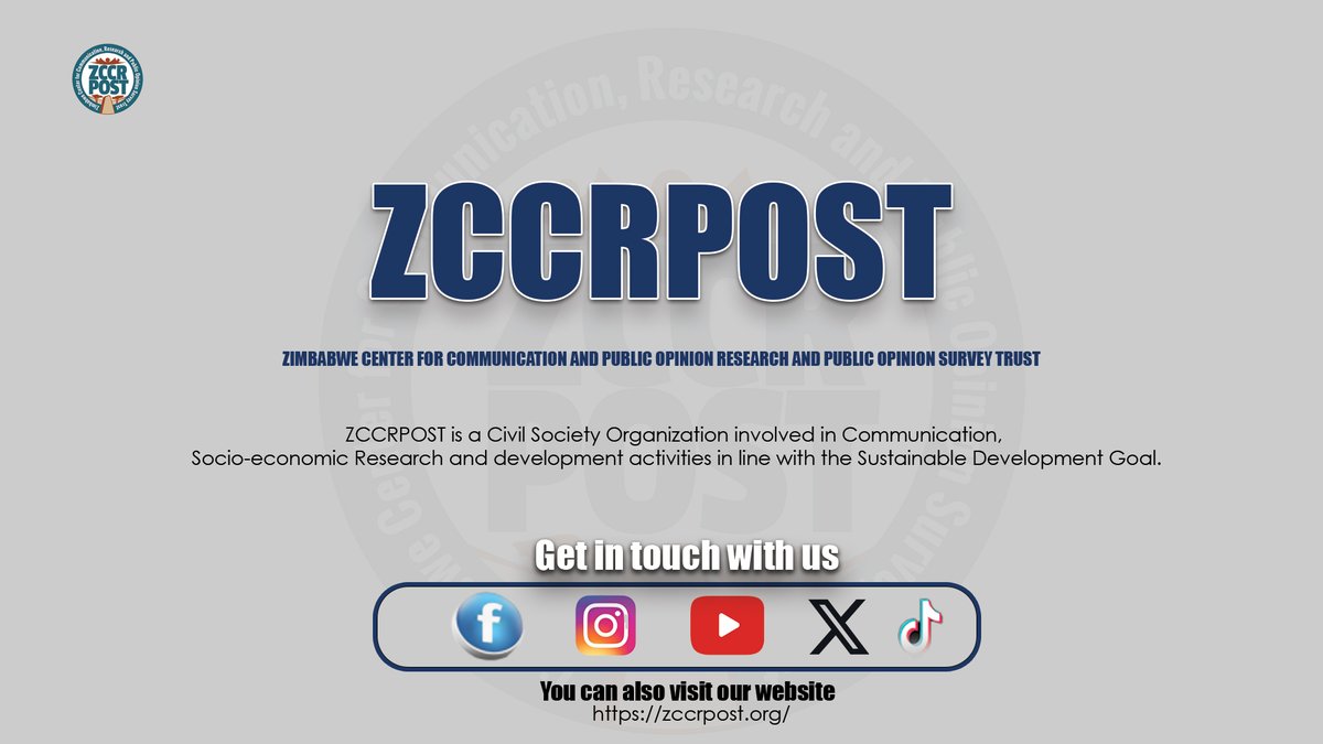 ZCCRPOST is a Civil Society Organization involved in Communication, Socio-economic Research and development activities in line with the Sustainable Development Goal.