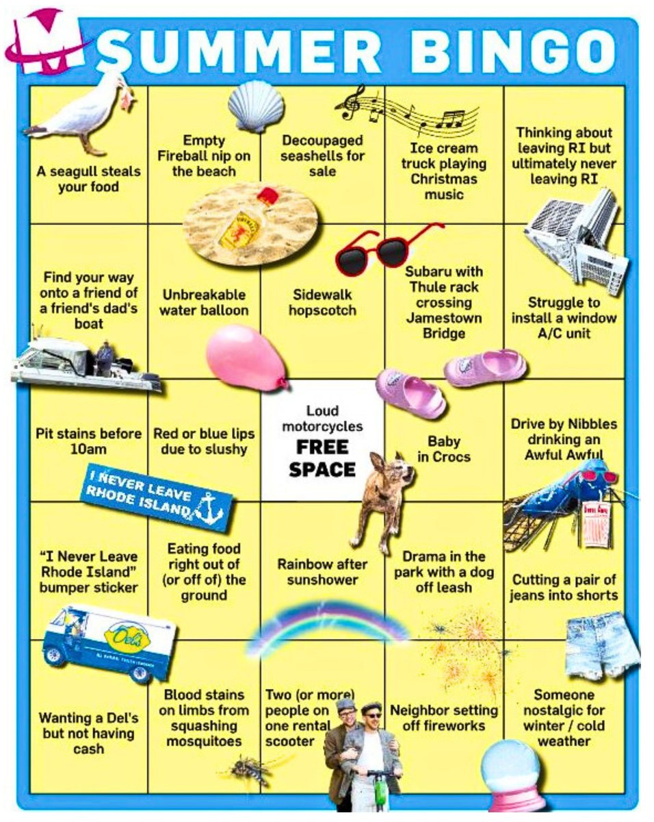Bingo, anyone? Play along digitally and or find a bingo card in print on page 66 of Motif's Summer Guide.
