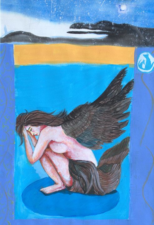 iaking6's tweet photo. Art of the Day: ""Angels in the Darkness"". Buy at: https://t.co/PEz88PZIgd https://t.co/k6tqUbIW9Q