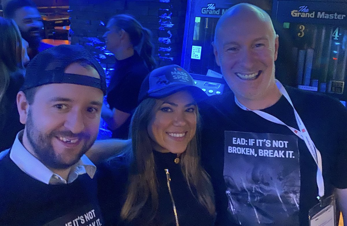 Naory's tweet image. Who remembers the EAD T-shirt from the photo below? There’s been a lot of work presented this week at #asms2024 on electron activation dissociation on the #ZenoTOF 7600. Learn more at the #sciex hospitality suite. Should we bring these shirts back? #teammasspec #massspectrometry