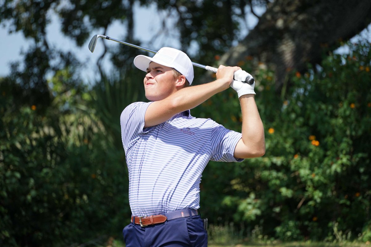AJGAGolf's tweet photo. Beat the first day jitters. 💪

Austin Perkins and Caleb Lumpkin (-5) lead the Boys Division after day one at the #ParrisIslandJr. https://t.co/U5JM0LQk6c
