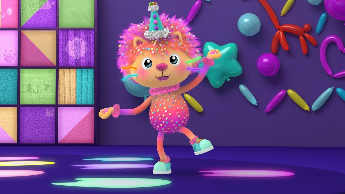 A new Gabby Cat is ready to join the party! 🎉😸 Welcome Marty The Party Cat, voiced by Emmy winner <a href="/DarrenCriss/">Darren Criss</a>, as he joins in on the fun in #GabbysDollhouse this fall!