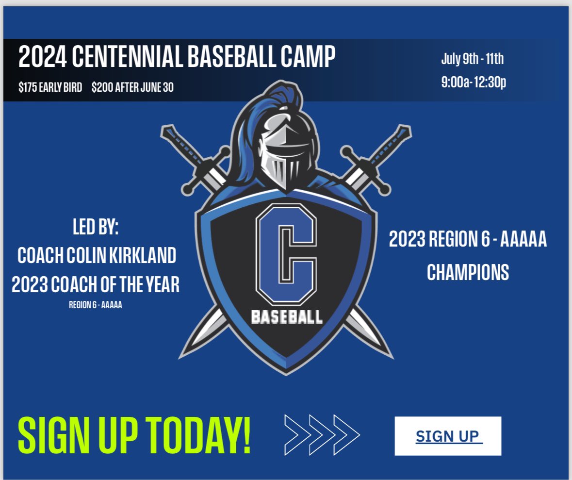 Centennial Baseball tweet media
