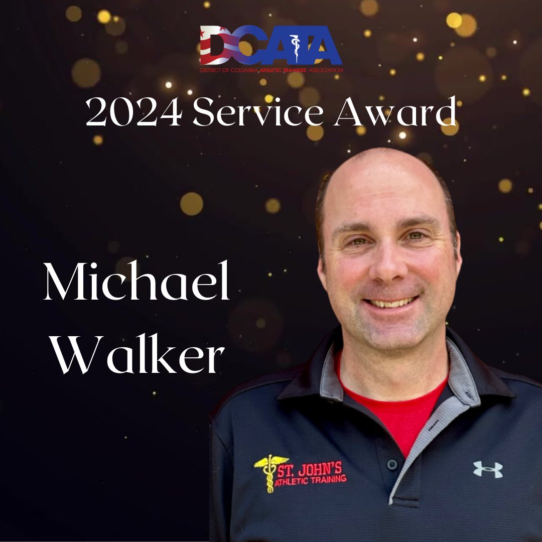 Congratulations to Michael Walker, MEd, LAT, ATC, CSCS. He will be awarded the 2024 DCATA Service Award on June 9th at 1pm at Sidwell Friends School.

Join us in celebrating Mike by RSVPing at the link in our bio. 

#DCATAHonors24
#DCATA
#ServiceAward

2024dcatahonors.rsvpify.com