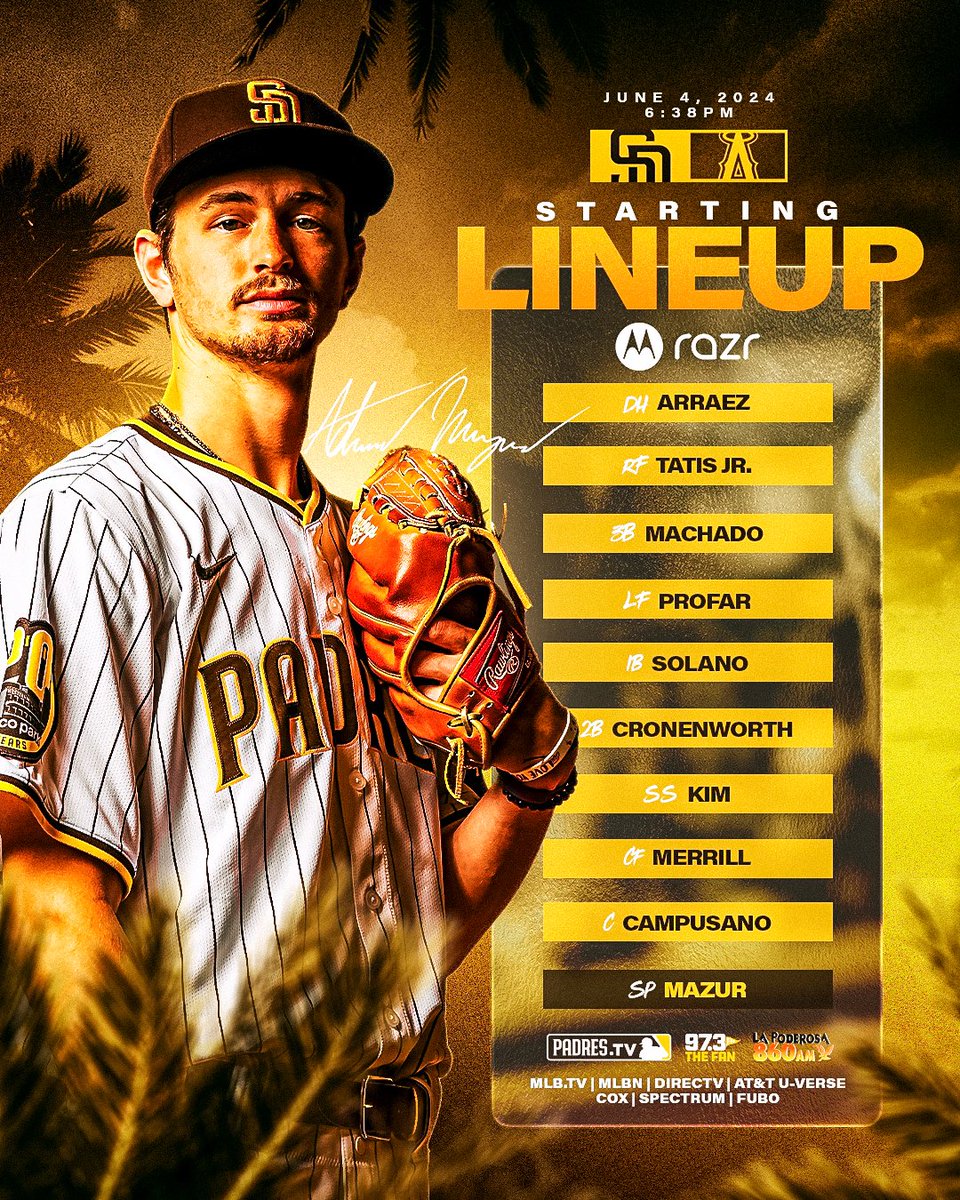 Lining up behind Adam Mazur in his Major League debut 👏