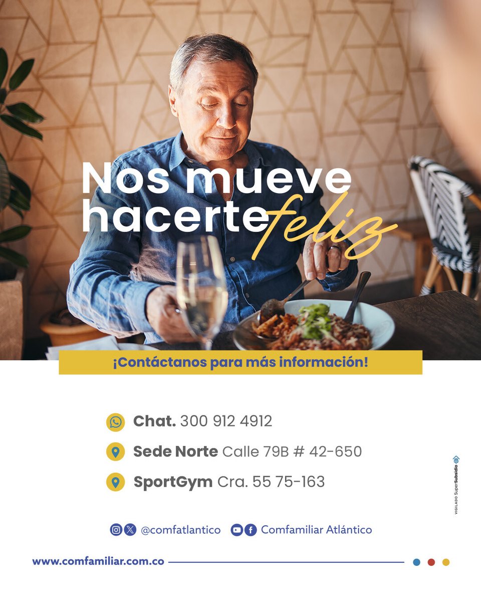 ¡Celebremos a los héroes de nuestra vida! 🌟 Este Día del Padre, nuestros restaurantes están listos para brindarte una experiencia inolvidable llena de sabores y recuerdos. 🍽️✨
¡Nos vemos este fin de semana para celebrar a nuestros padres con amor y gratitud!