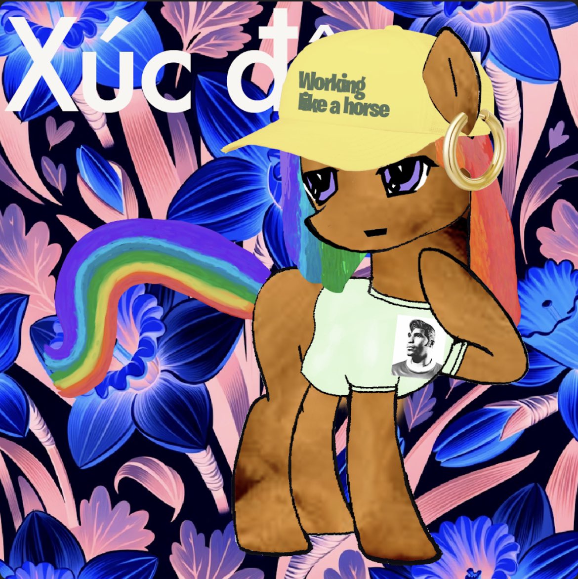 Working like a horse 
all day on lilady

Fresh new mint 🫶🐴

For Retardio Cousins still a free mint🌈🐴