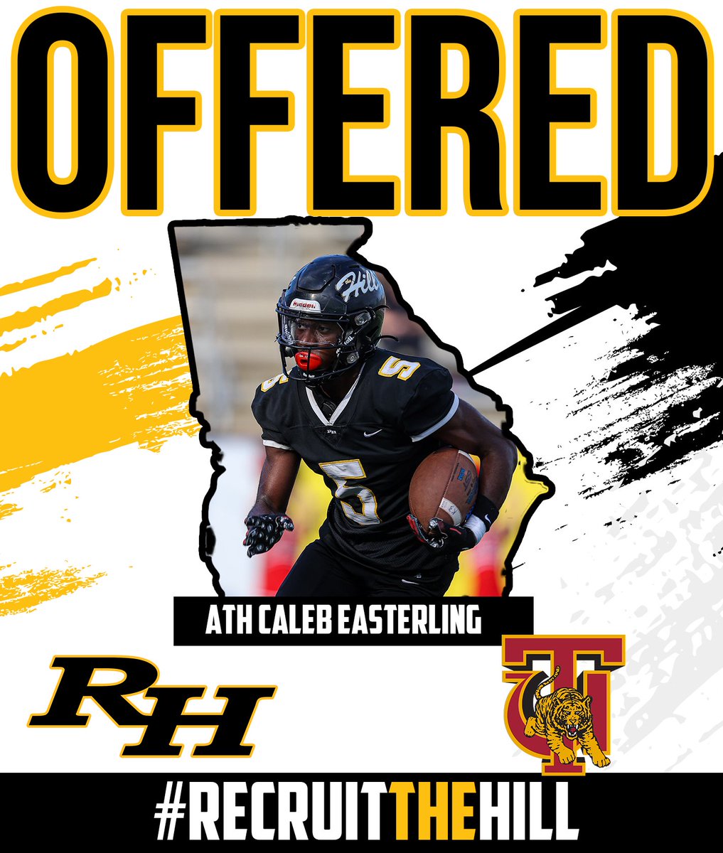 Congrats to Caleb Easterling on his first offer from Tuskegee!!
#HillBuilt