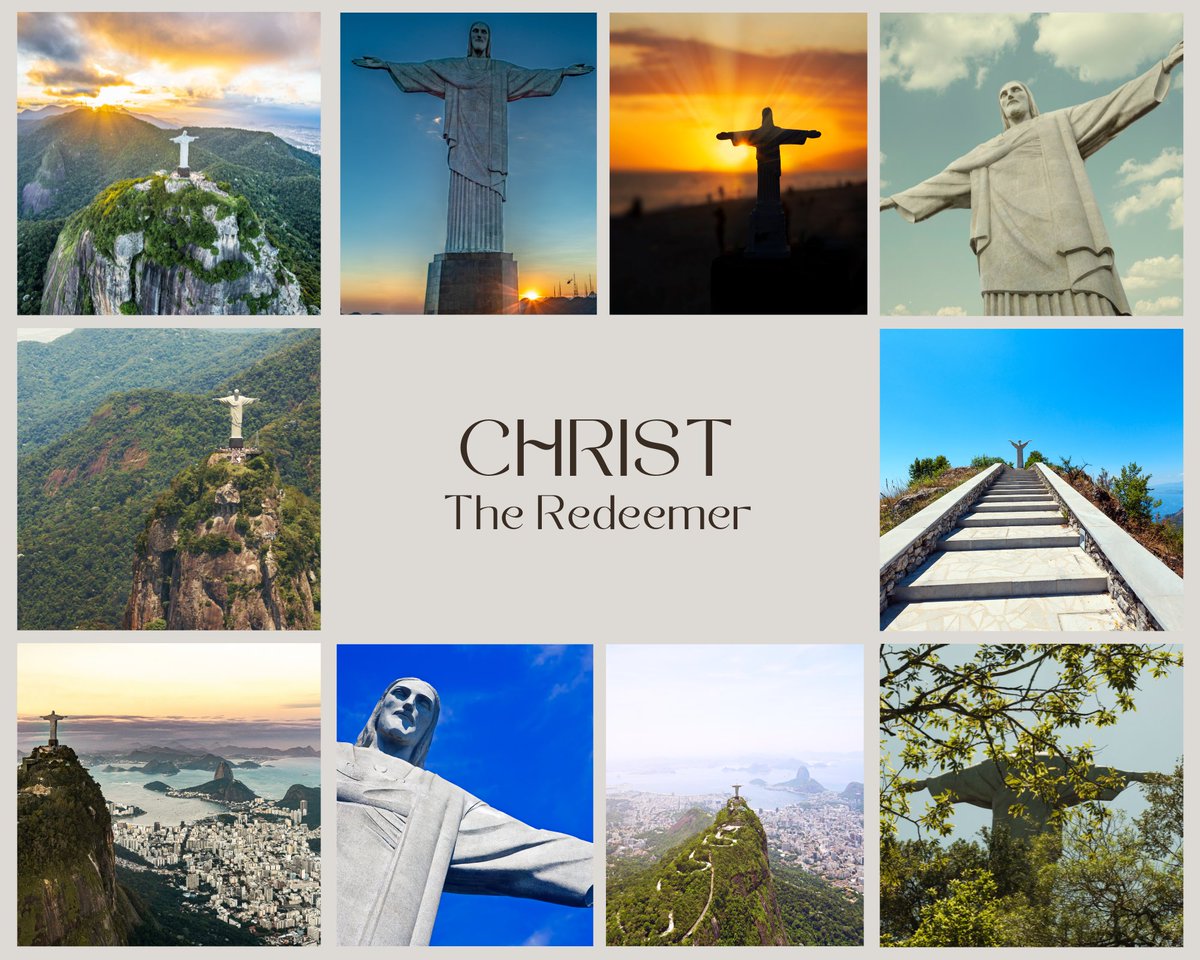 PassportLifeGO's tweet photo. Christ the Redeemer, Brazil: Spread your arms wide and feel the warmth of the Brazilian sun as you stand beneath the outstretched arms of Christ the Redeemer, a symbol of hope and faith overlooking the vibrant city of Rio de Janeiro. 🇧🇷 https://t.co/yfUGbWA5fn