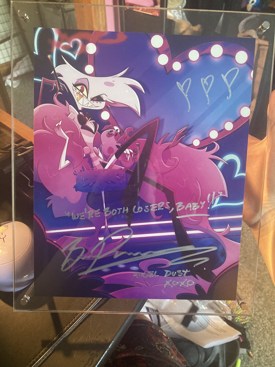 MReynells's tweet image. My Angel Dust print came today and I am in love. Thank you @blakes_not_real