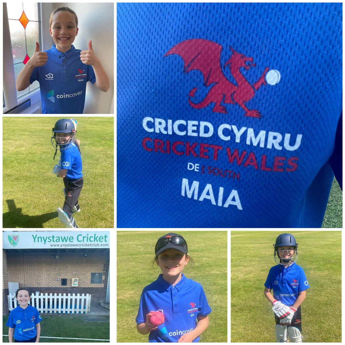 A proud girl making her CWS u11s Girls debut last weekend at age 9 and loved it. Another pathway player in the house. 
#carucriced 
#betterthanhermum 

<a href="/cricketwales_wg/">Glamorgan Women & Girls</a> <a href="/cwpathwayS/">@CWpathwayS</a> 
<a href="/ynystawe_ycc/">YCC - Ynystawe CC</a>