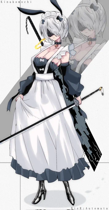 ---【2b//バニーメイド//()】#NieRAutomata 