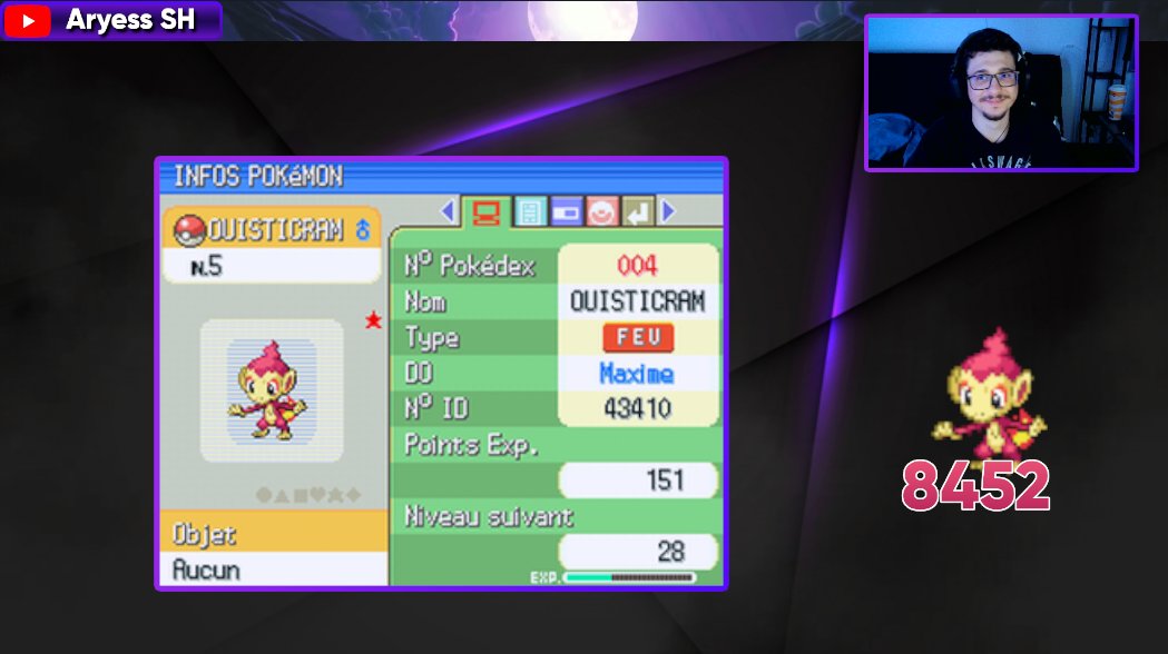 RECLAIM ! De mon Ouisticram apres 8452 resets sur Pokemon Perle, trop heureux de ne pas avoir phasé !!

La Reac=>youtube.com/watch?v=Qfewvm…