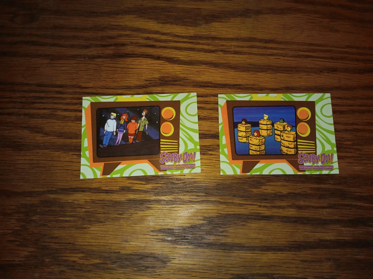 kidwell_sean2's tweet image. Scooby-Doo Series Card 51 Scooby-Doo Video TV Movies  2 &amp;amp; Scooby-Doo Series Card 54 Scooby-Doo Re-Makes 2 from Inkworks Scooby-Doo! Mysteries And Monsters Premium Trading Cards #tradingcardtuesday