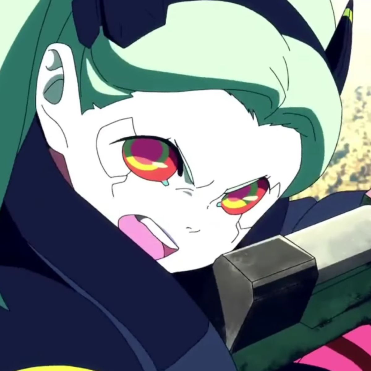 She took the glass of water downing it quickly like a dehydrated fun-sized sponge.

"It's probably from the hangover, ya dork!"

She barked back, throwing the empty glass in his direction.