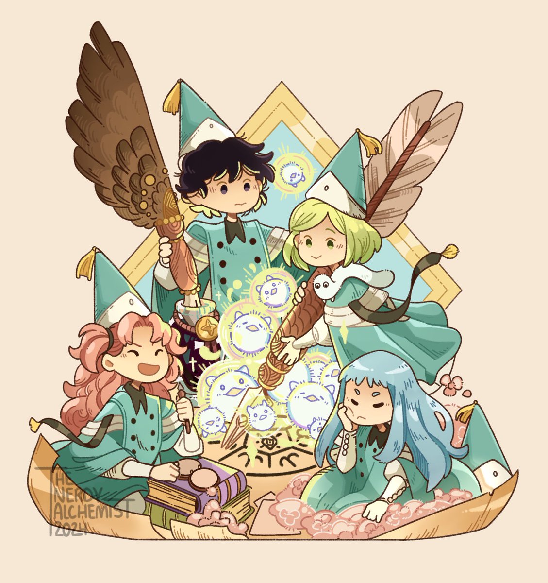 tnerdyalchemist's tweet image. It will cost you $0 to RT my work. #humanartist