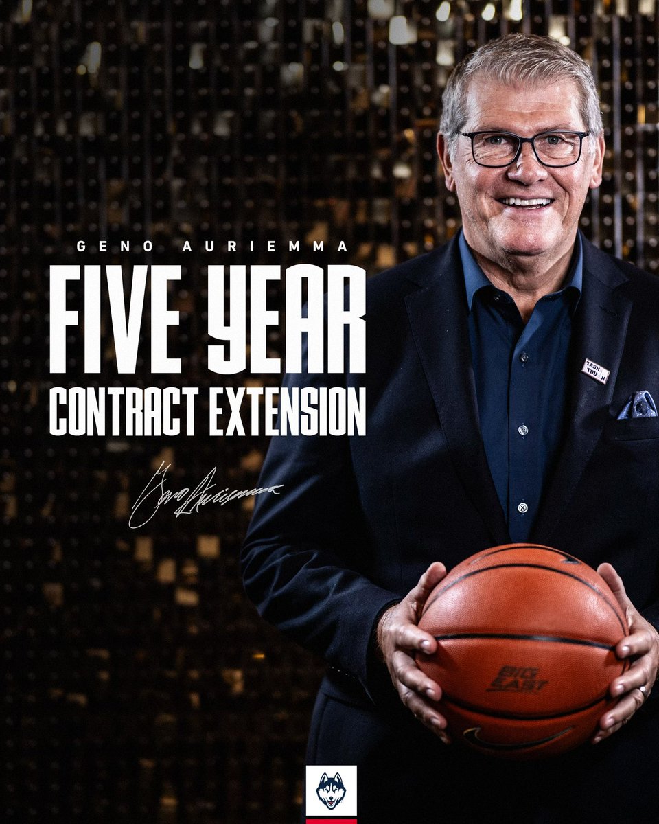 The GOATfather is here to stay 🐐

Geno Auriemma has signed a five-year contract extension.