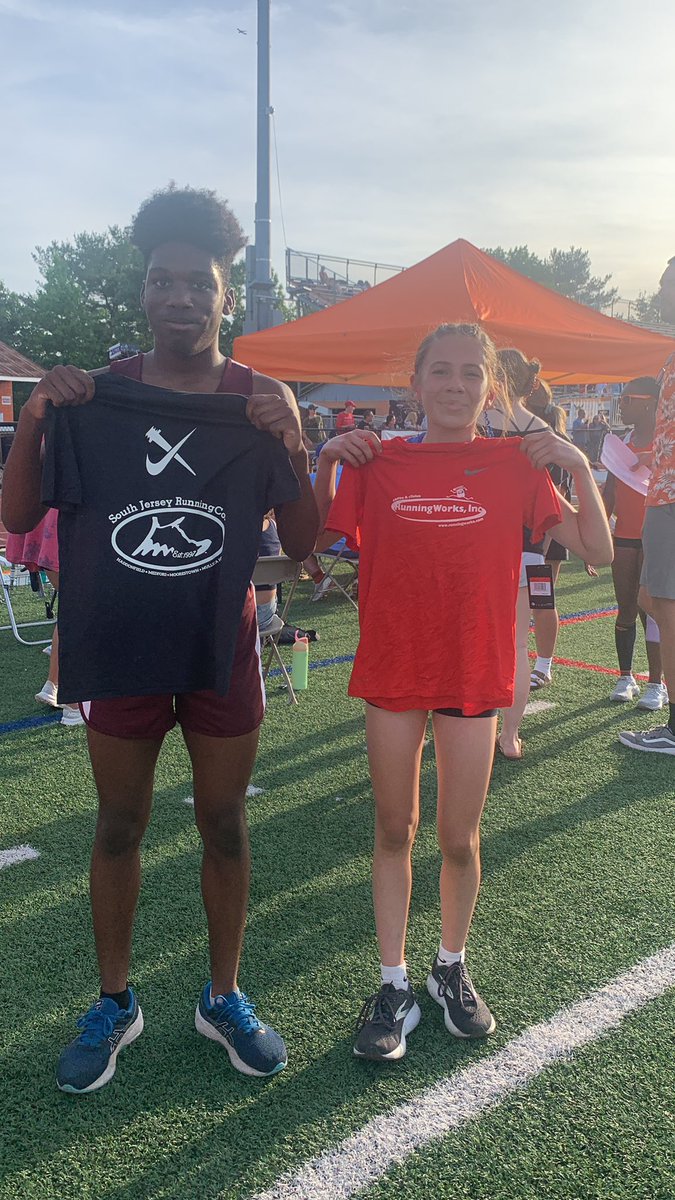 LadyChiefsTribe's tweet photo. Seth Rice and Molly Cataline are winners of heat 2 in the middle school mile https://t.co/BlxkBKY8RY