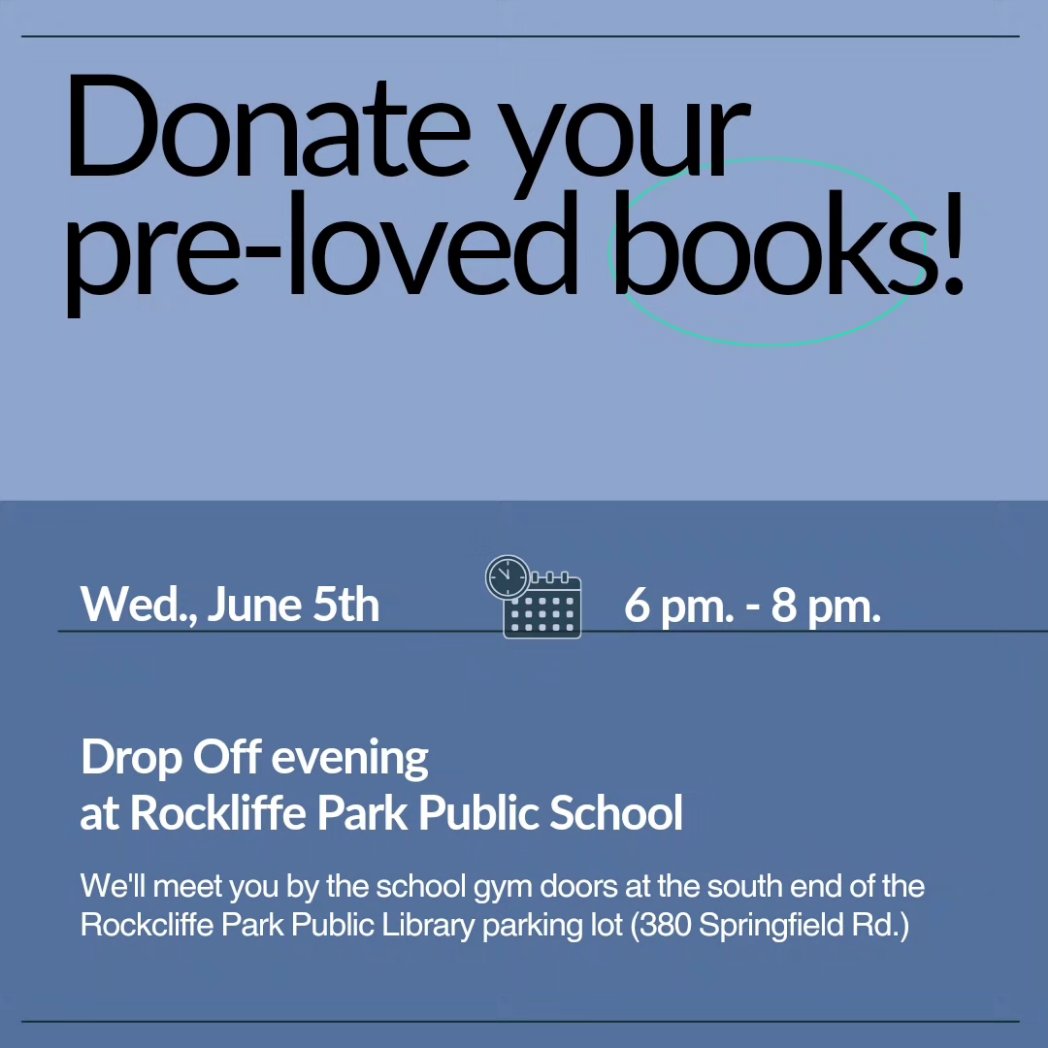 Rockcliffe Park Public School Book Fair tweet media