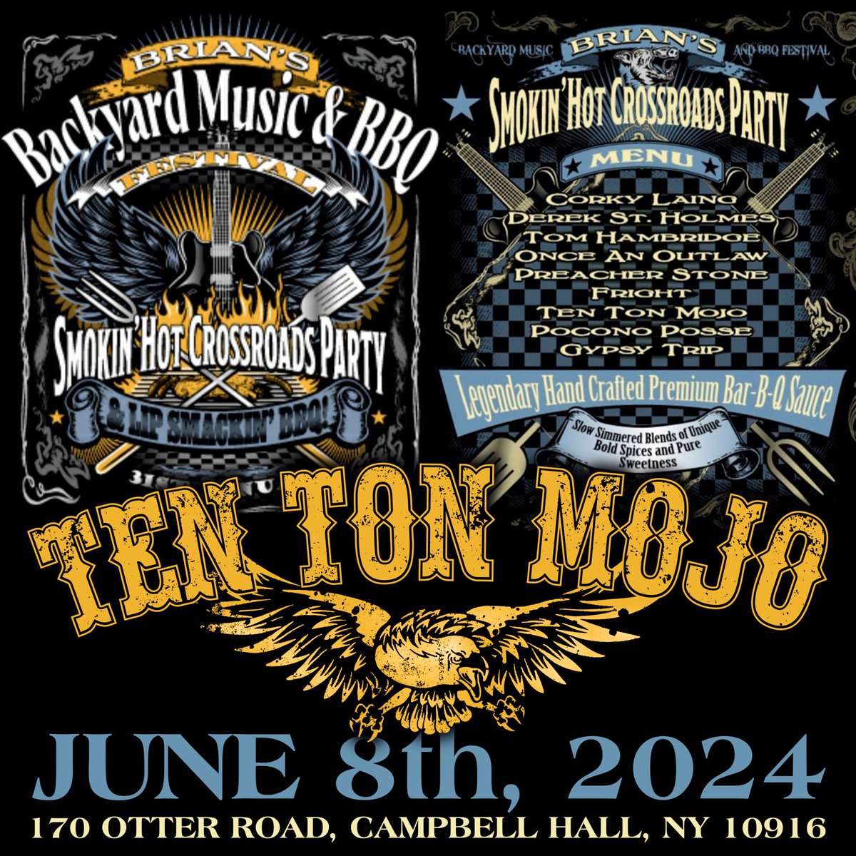 #festival #festivalseason #tentonmojo #bbq #bbqseason #camping #cookout #bbqmusic #rock #southernrock #reddirt #classicrock #nwocr