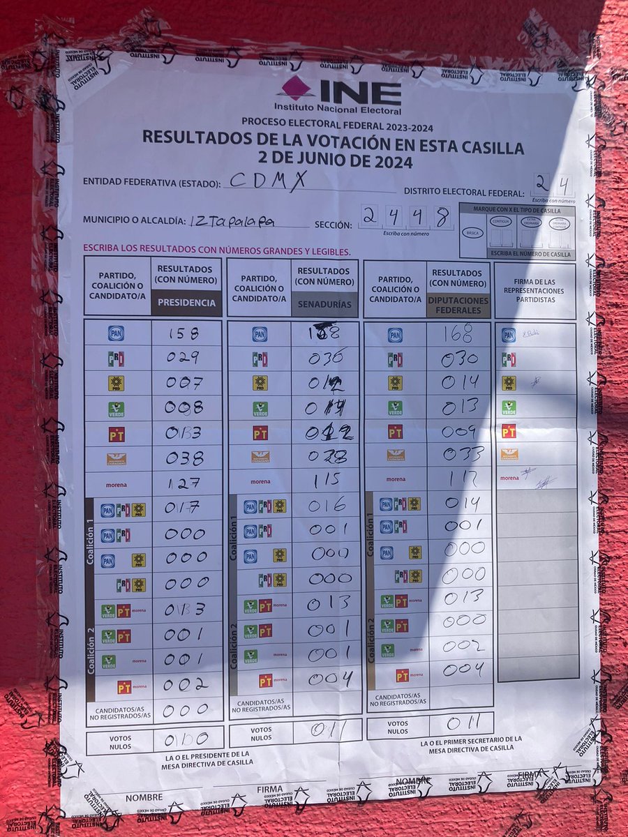 alvedson's tweet photo. @STaboadaMx #SubeTuSábana 
Sección  2448
@STaboadaMx https://t.co/9DNLXnqpBW