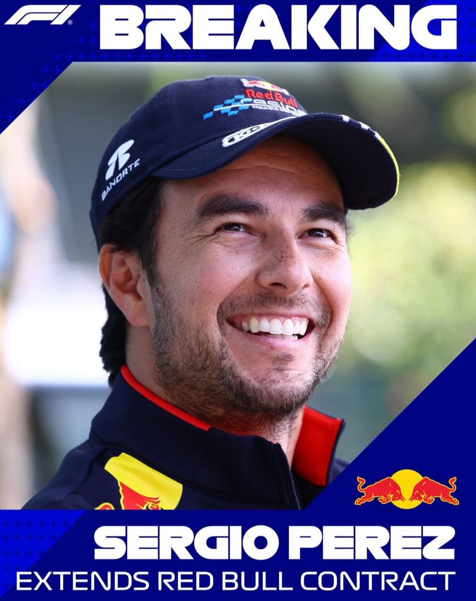 ⠀
                         𝐇𝐎𝐓 𝐍𝐄𝐖𝐒!

   Sergio “Checo” Pérez ha sido renovado por Red Bull Racing para que se mantenga en el equipo dos años más!

  Mientras todos estamos celebrando con tequilas y palomas, no se ha reportado nada de Sainz.

   Sainz, ¿todo bien en casa?