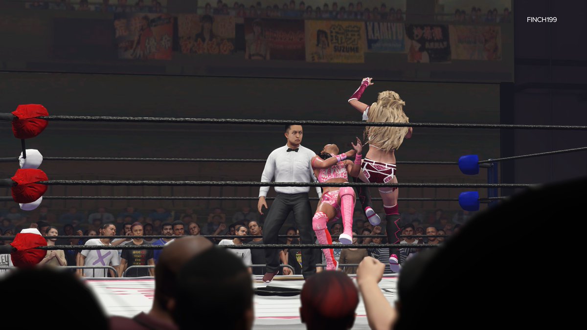 henry_finch's tweet photo. Banger! #TJPW K-Hall is pretty much done! #gteo2k #gteo #wwe2k24 https://t.co/YtcmpSNRQi