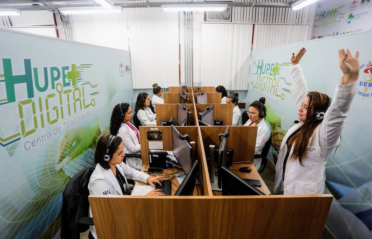 GovRJ's tweet image. 🚀 O Centro de Teleconsulta do Hospital Universitário Pedro Ernesto (Hupe-Uerj) atingiu 10.100 atendimentos em 24 especialidades pelo SUS, em apenas um ano! 

📱Este serviço pioneiro, lançado em fevereiro de 2023, já é referência nacional. 🏥

#SUS #Saúde #UERJ #GovRJ