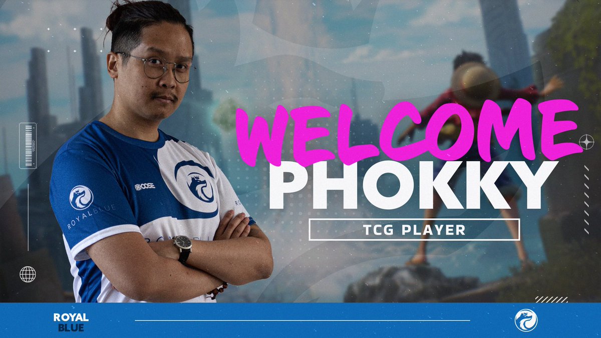 It’s been a while since we added a new player to our TCG roster. We now proudly present our newest member: <a href="/PhokkyTCG/">Hoang Phuc Nguyen</a>! You will mostly find him sailing the grand line in <a href="/ONEPIECE_tcg_EN/">Official One Piece Card Game English Version</a> or as a tamer in <a href="/digimon_tcg_EN/">Official Digimon Card Game English Version</a>. Welcome to the team! 
Check out his other socials below 👇